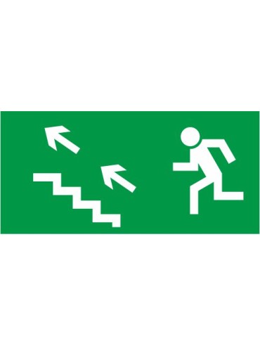 Lipdukas "Išėjimas kairėje laiptais aukštyn"